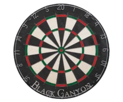 Bristle Dart Board With Bladed Wire