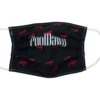 PoolDawg Face Mask - Red On Black -Billiard Equipment Store dawgmaskrd cat
