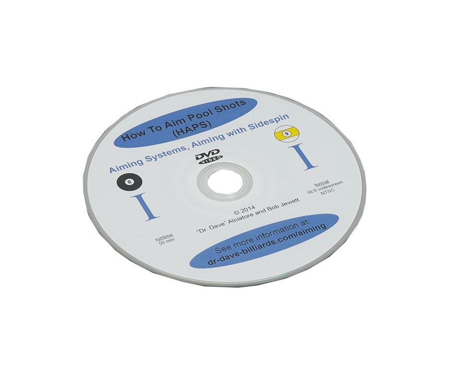 Dr. Dave's DVD Aiming Systems Disc 1 - Aiming With Side Spin 3 Dr. Dave's DVD Aiming Systems Disc 1 - Aiming With Side Spin