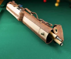 Elite 2x2 Vintage Cue Case Black -Billiard Equipment Store ecv22 chestnut 01 3