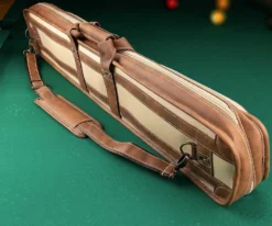 Elite 4x8 Vintage Vinyl Soft Cue Case Black -Billiard Equipment Store ecvs48 chestnut 04 2