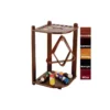 10 Cue Corner Floor Rack - Chocolate, Honey, Midnight Or Wine -Billiard Equipment Store fr10 01 1