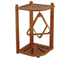 10 Cue Corner Floor Rack - Chocolate, Honey, Midnight Or Wine -Billiard Equipment Store fr10 honey 01
