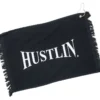 Hustlin USA Towel Black -Billiard Equipment Store husptbk 01 1