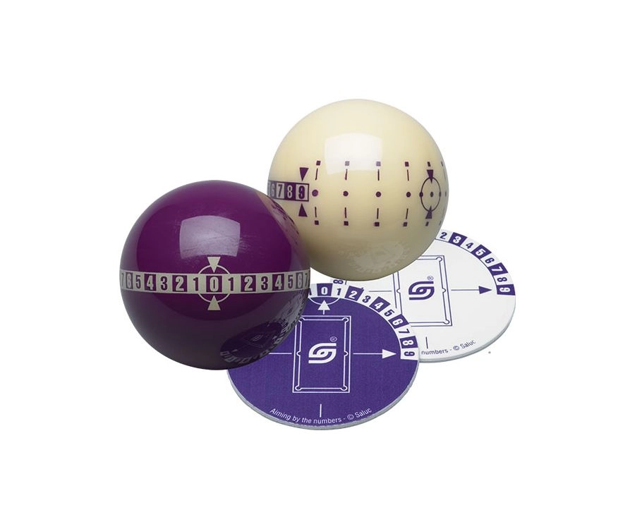 Aramith Aiming By Numbers Method Training Balls 3 Aramith Aiming By Numbers Method Training Balls