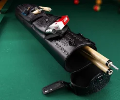 Instroke Southwest 3 Butt 7 Shaft Leather Case -Billiard Equipment Store issw37 black 01