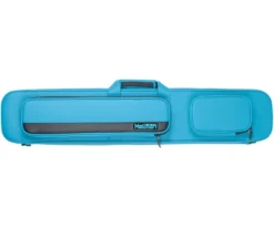 Molinari 3 Butt 6 Shaft Cyan/Black Flat Cue Case