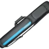 Molinari 2 Butt 4 Shaft Black/Cyan Hybrid Cue Case -Billiard Equipment Store mlch24 black cyan 01
