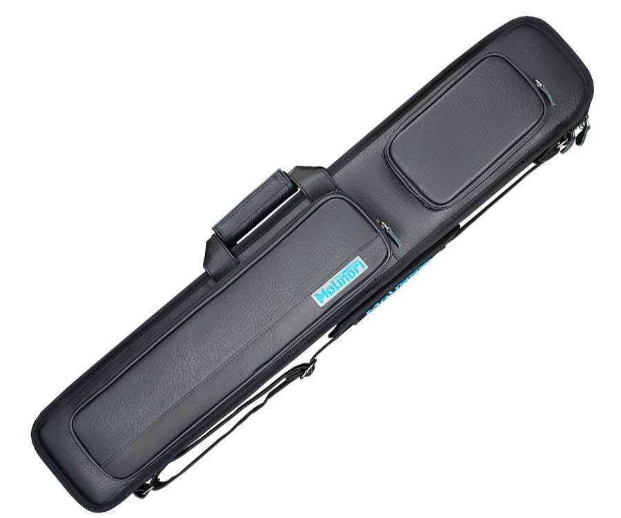 Molinari 3 Butt 6 Shaft Black Hybrid Cue Case 3 Molinari 3 Butt 6 Shaft Black Hybrid Cue Case