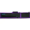 Molinari 2 Butt 4 Shaft Black/Purple Soft Cue Case -Billiard Equipment Store mlcs24 purple cat