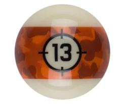 Aramith Camo Single Replacement Balls 31 Aramith Camo Single Replacement Balls -Billiard Equipment Store rbcam 13ball 01