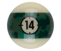 Aramith Camo Single Replacement Balls 32 Aramith Camo Single Replacement Balls -Billiard Equipment Store rbcam 14ball 01