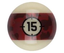 Aramith Camo Single Replacement Balls 33 Aramith Camo Single Replacement Balls -Billiard Equipment Store rbcam 15ball 01