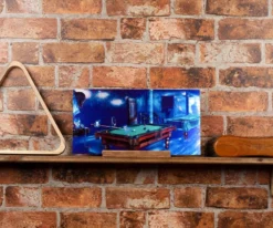 "Phantom Of The Game" Shelf Art With Display - Rich Color -Billiard Equipment Store rtnptc 02