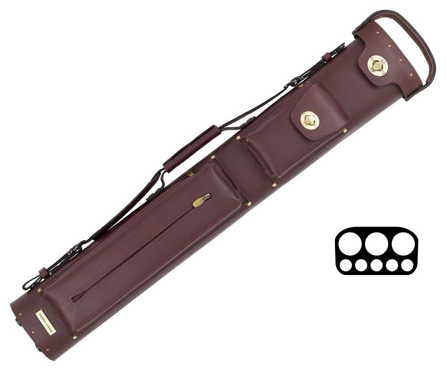 Tango Angus Burgundy 3 Butt 5 Shaft Hard Case 3 Tango Angus Burgundy 3 Butt 5 Shaft Hard Case