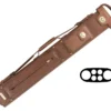 Tango Pampa Chestnut 2 Butt 4 Shaft Leather Cue Case -Billiard Equipment Store tapm24 chestnut 01