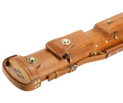 Tango Pampa Tan 2 Butt 4 Shaft Leather Cue Case -Billiard Equipment Store tapm24 tan 03