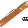 Tango Pampa Tan 3 Butt 5 Shaft Leather Cue Case -Billiard Equipment Store tapm35 tan 01