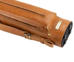 Tango Pampa Tan 3 Butt 5 Shaft Leather Cue Case -Billiard Equipment Store tapm35 tan 04