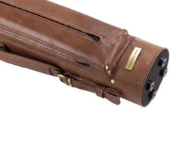 Tango Pampa Chestnut 3 Butt 7 Shaft Leather Cue Case -Billiard Equipment Store tapm37 chestnut 04