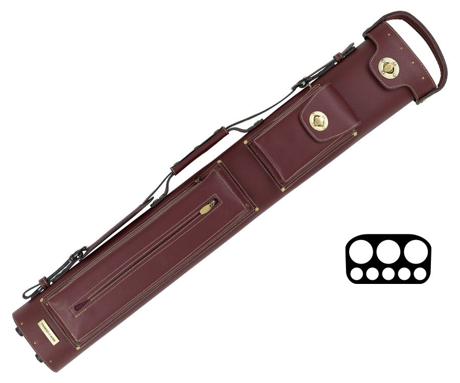 Tango Zorzal Burgundy 3 Butt 5 Shaft Hard Case 3 Tango Zorzal Burgundy 3 Butt 5 Shaft Hard Case