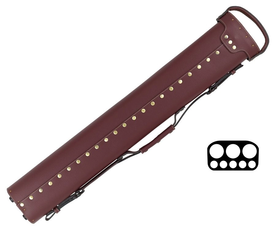 Tango Zorzal Burgundy 3 Butt 5 Shaft Hard Case 4 Tango Zorzal Burgundy 3 Butt 5 Shaft Hard Case - Image 2