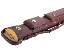 Tango Zorzal Burgundy 3 Butt 6 Shaft Hard Case -Billiard Equipment Store tazm36 burgundy 03