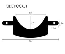 Black Leather Pocket Set (Set Of 6) -Billiard Equipment Store tppk side dm 01