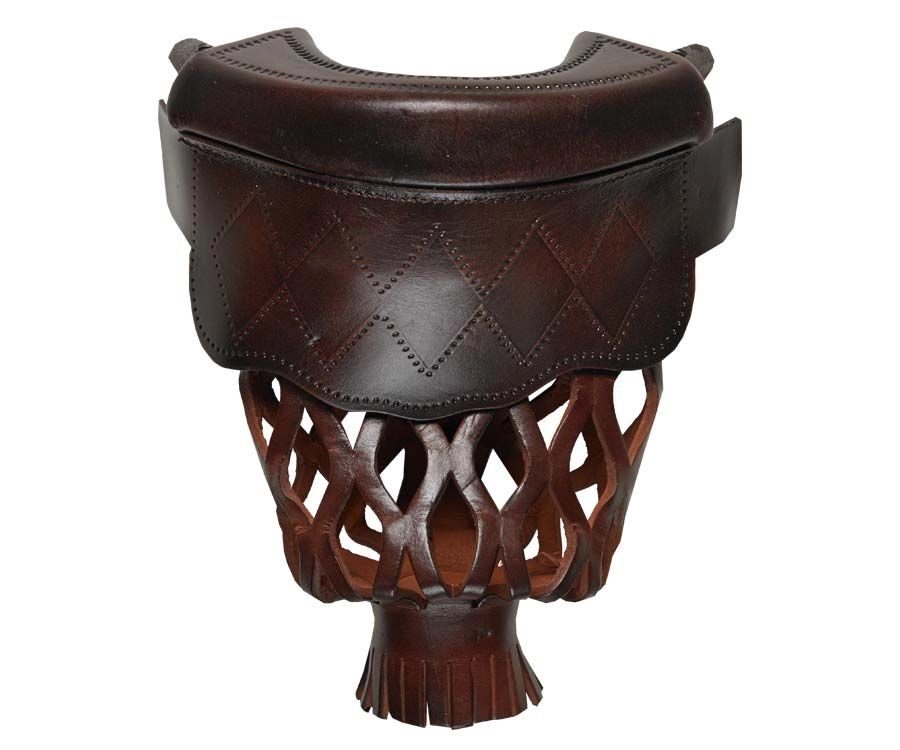 Dark Brown Diamond Leather Pocket Set (Set Of 6) 3 Dark Brown Diamond Leather Pocket Set (Set Of 6)