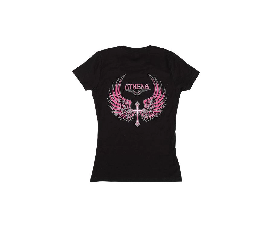 Athena Logo Black T-Shirt 5 Athena Logo Black T-Shirt - Image 3