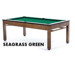 Tucson 3-in-1 Outdoor Pool/Dining/Ping Pong Table From Spencer Marston - FREE Installation -Billiard Equipment Store tucson seagrass green